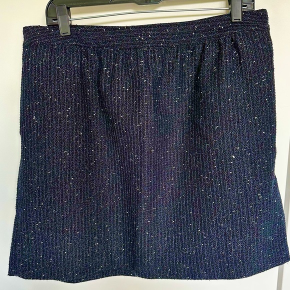 LOFT Sparkle Tweed Skirt - Picture 1 of 3